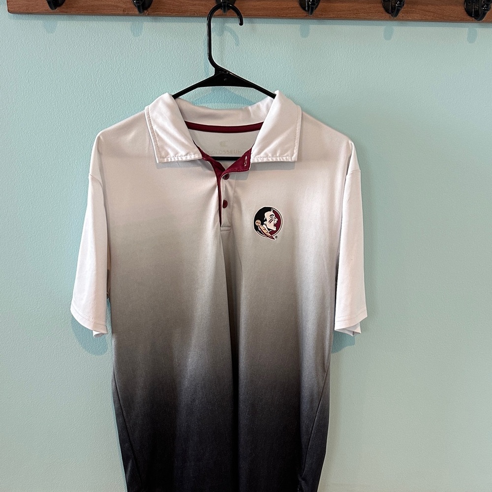Florida State Black and White Polo Shirt